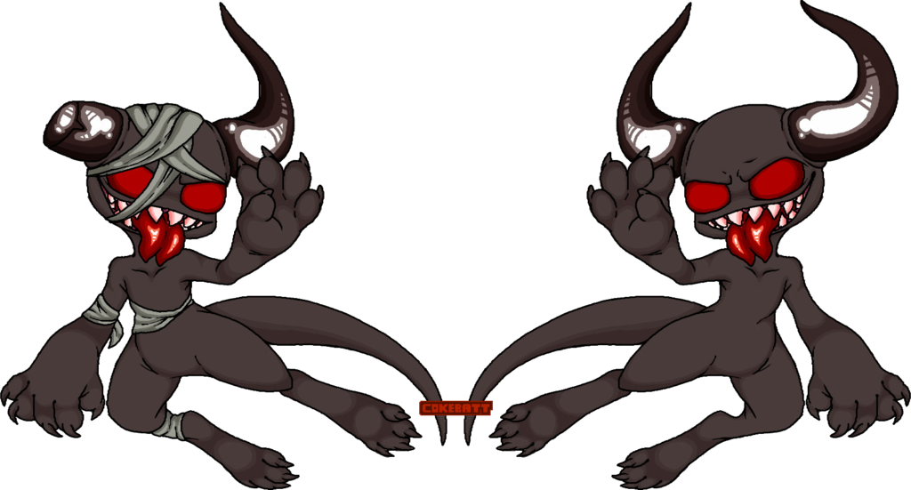 Dark One//the Adversary By Kingschnitzel - Dark One Binding Of Isaac (1024x551)