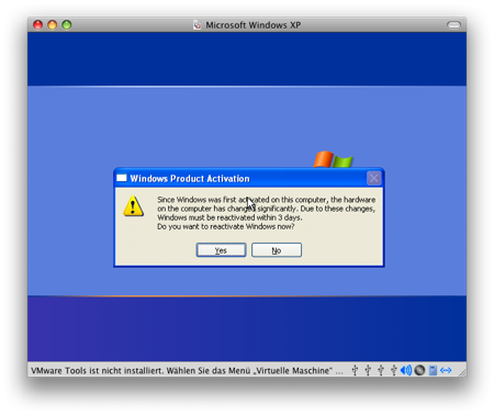 Das Heisst Microsoft Windows Xp Möchte Nochmals Aktiviert - Windows Xp (450x378)