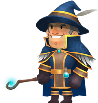 Gundelf Is An Old Wise Mage Who Wants To Find A Worthy - Figurine (512x270)