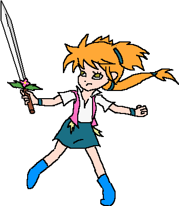 Flora Politis Palntgirl Armed With Sword By Florapolitis - Sword (412x452)