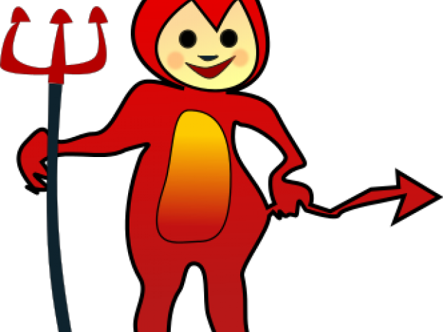 Demon Clipart Devil Costume - Halloween Devil Clip Art (640x480)