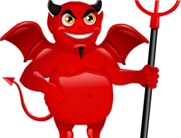 Demon Clipart Shaitan - Cartoon Devil Transparent Background (640x480)