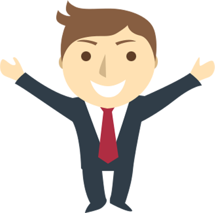 The First And Largest Community Of Short Men In The - Happy Cartoon Person (429x424)