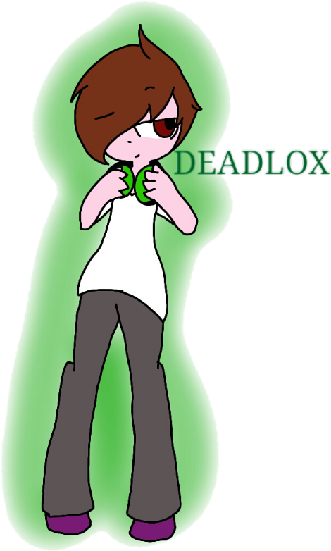 Ty 'ender' Lox Or Deadlox For Short By Kathy6424 - Cartoon (500x860)