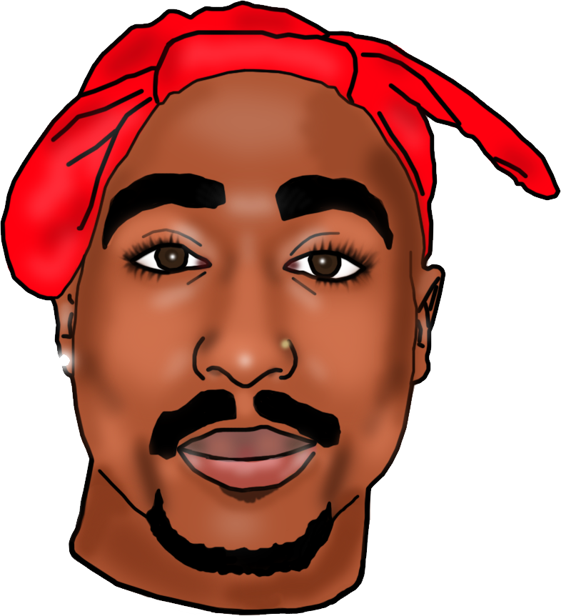 Best 2pac Png - Shape Of You Tupac (786x862)
