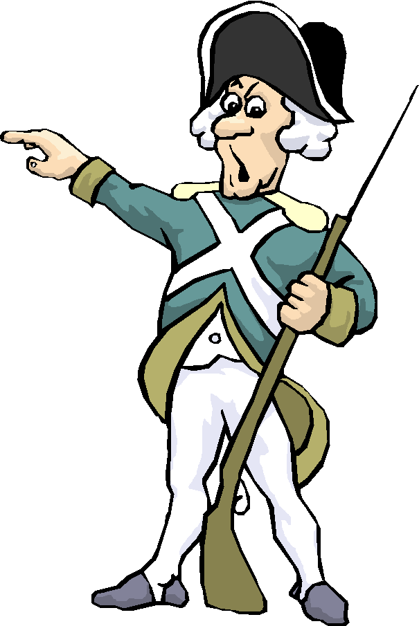British Soldier Clipart - Cartoon (605x905)