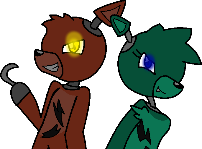 Lacey And Foxy Are Out Of Order By Eternity The Cat - Cartoon (685x504)