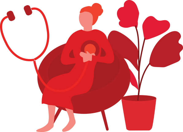 Related Go Red For Women 2018 Clipart - Related Go Red For Women 2018 Clipart (596x429)