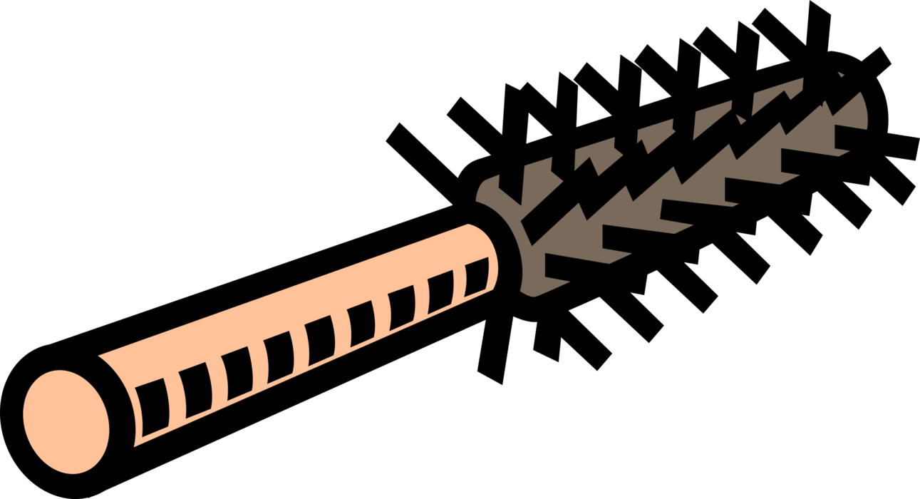 Vector Illustration Of Personal Grooming And Styling - Hair Brush Vector Png (1291x700)