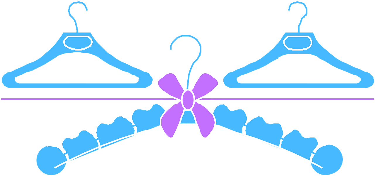 Clothes Hanger Clothing Dress Clip Art - Clothes Hanger Clothing Dress Clip Art (1280x640)