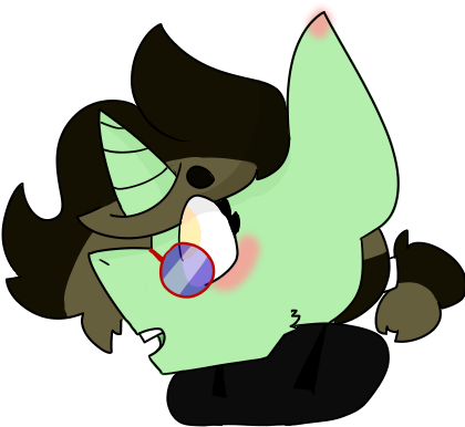 Oof Pone By Trashcan-weeaboo - Painting (427x420)