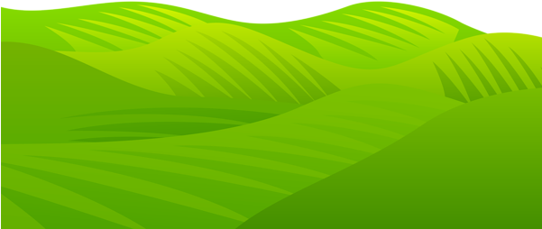 Meadow Clipart Hill Background - Illustration (600x283)