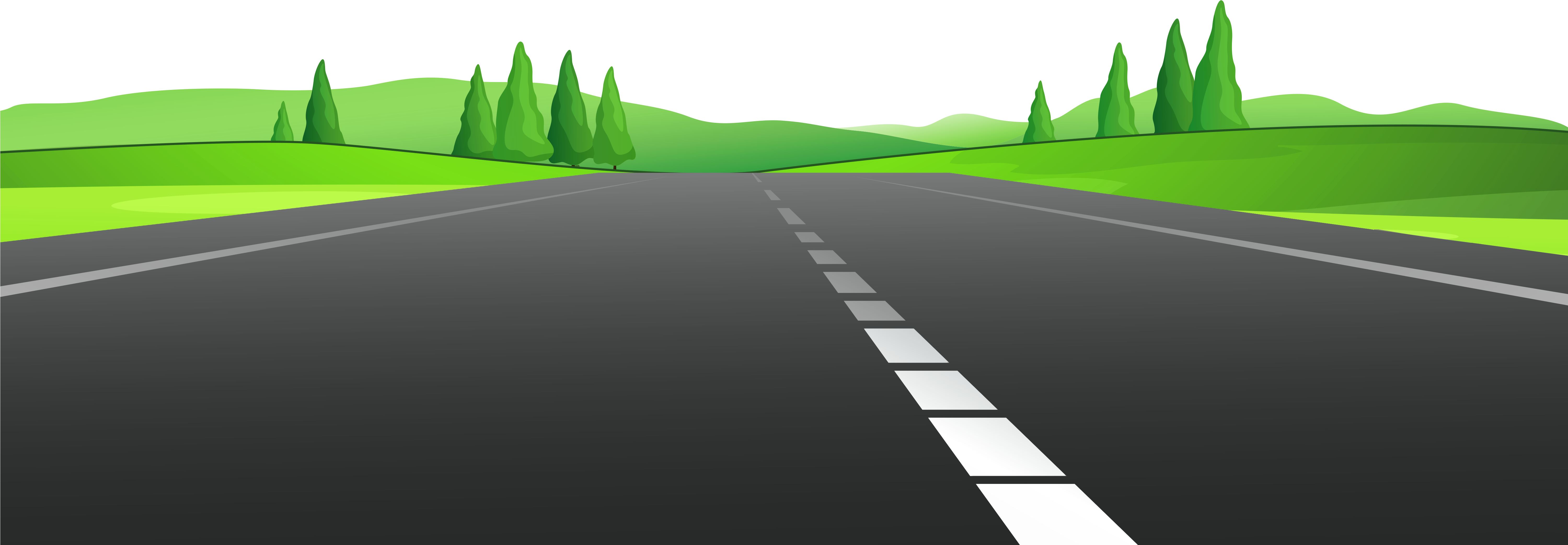 Road Clipart - Road Clipart Png (5999x2307)