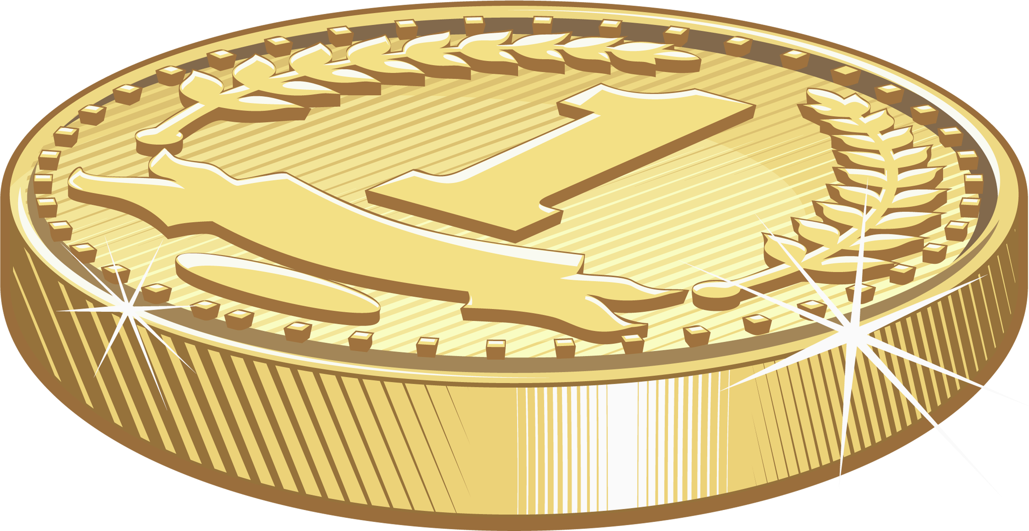 Coin Png Clipart Gallery Yopriceville - Clipart Coin (3615x1945)