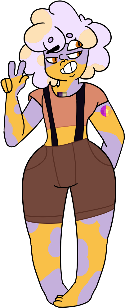 Ametrine Re Draw By Trashcan-weeaboo - Drawing (616x1060)
