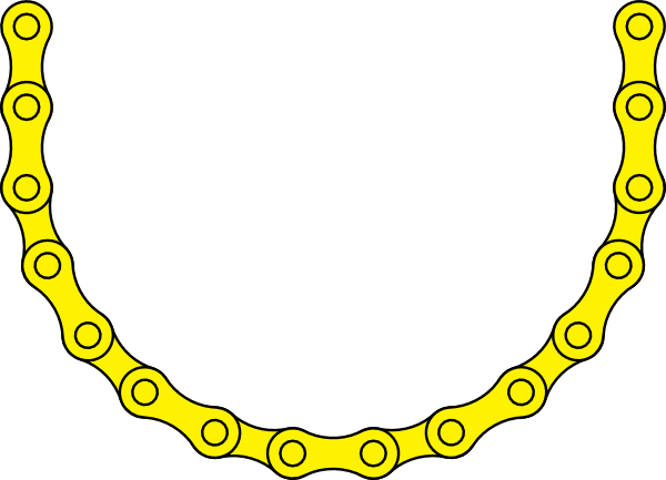 Money Clipart Necklace - Clipart Gold Chain (600x433)