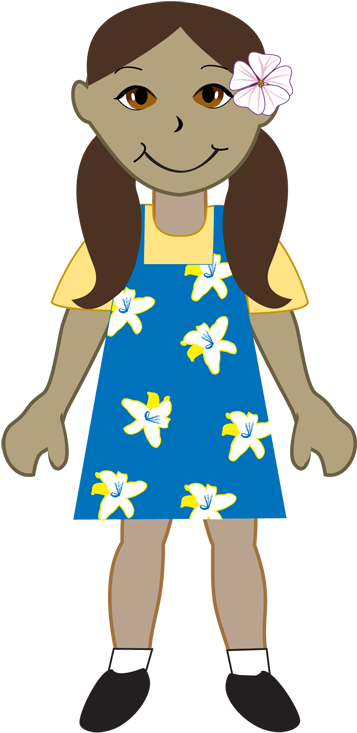 Kids Who Do Not Speak Their Native Language They - Hispanic Girl And Boy Cartoon (357x750)