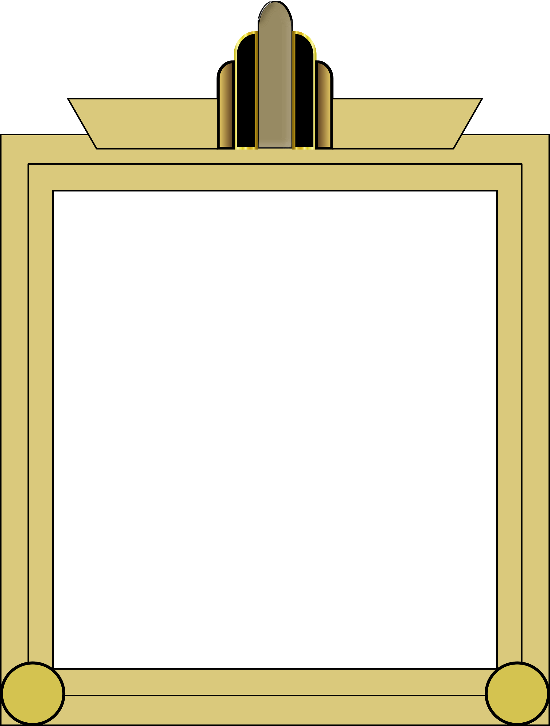 Frame Clipart Art Deco - Free Art Deco Clip Art Borders (1819x2400)