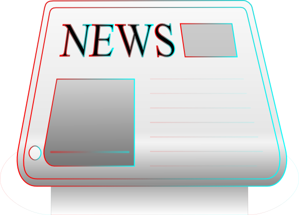 Newspaper News Paper Clip Art At Vector Clip Art - News (600x431)