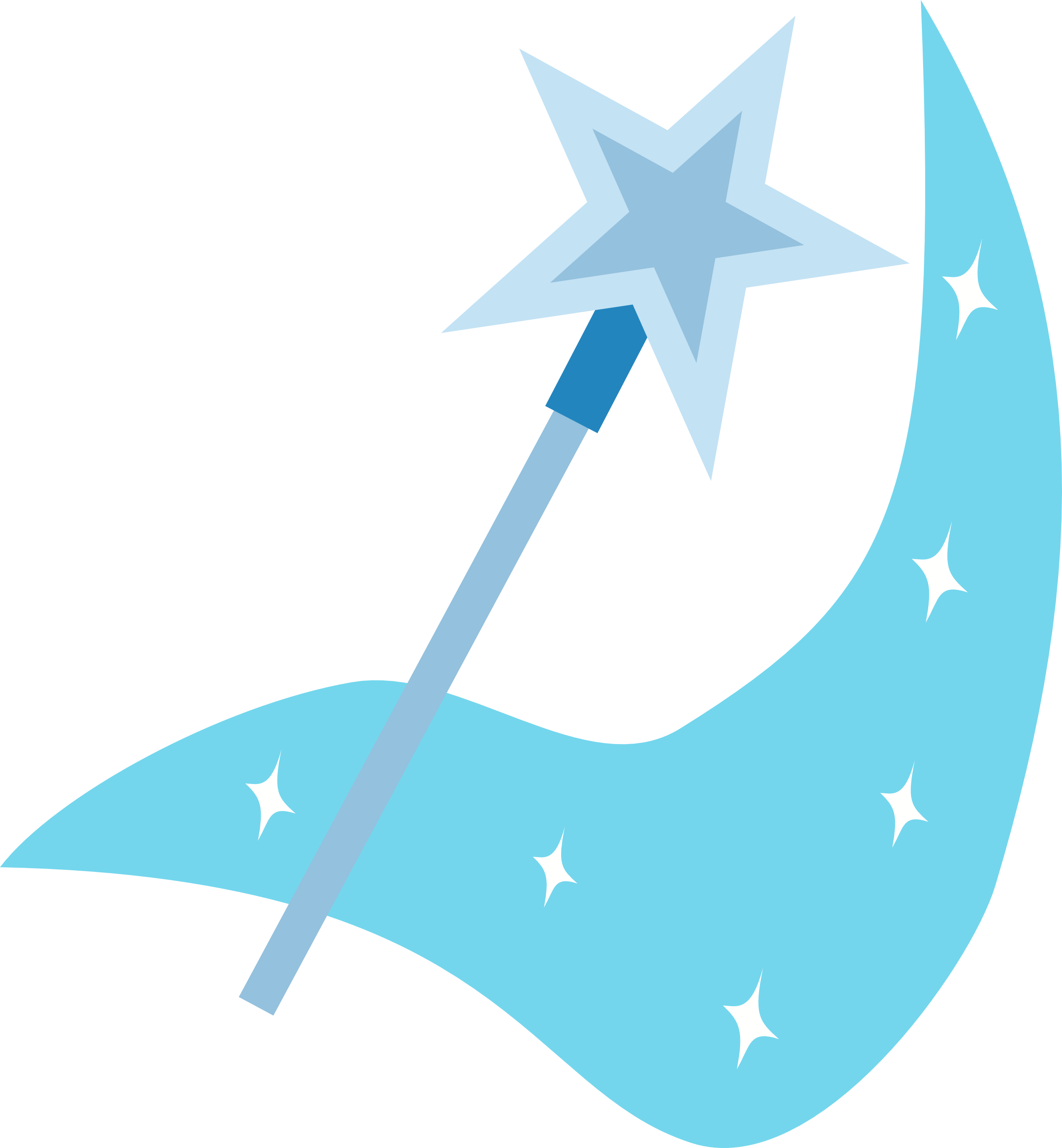Trixie Cutie Mark By *the Smiling Pony On Deviantart - Mlp Magic Cutie Mark (2500x2703)