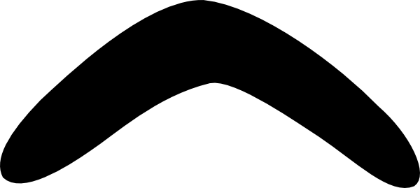 Boomerang Clip Art (600x269)