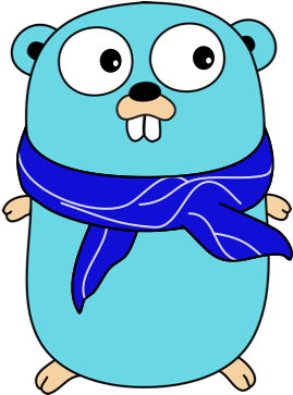 A - Golang Gopher - (346x384) Png Clipart Download