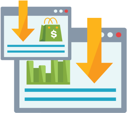 Landing Page Design For E-commerce Business - Landing Page Icon Png (450x400)