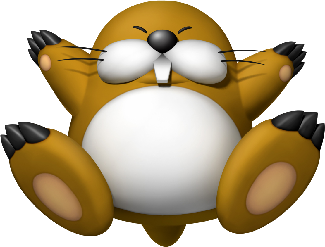 This Is The Artwork Of A Monty Mole In Mario Super - This Is The Artwork Of A Monty Mole In Mario Super (789x600)