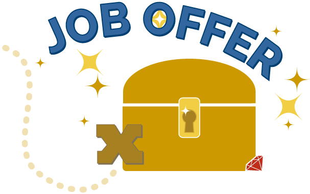 Pin Job Hunting Clipart - Job Offer Clipart (607x380)