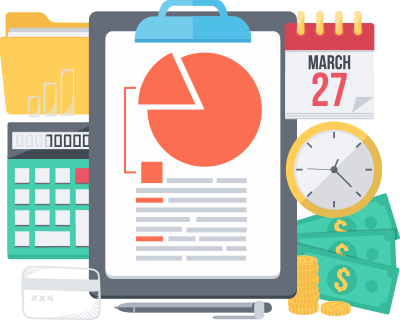 Time Tracking & Billing - Billing And Invoice Clipart Png (400x320)