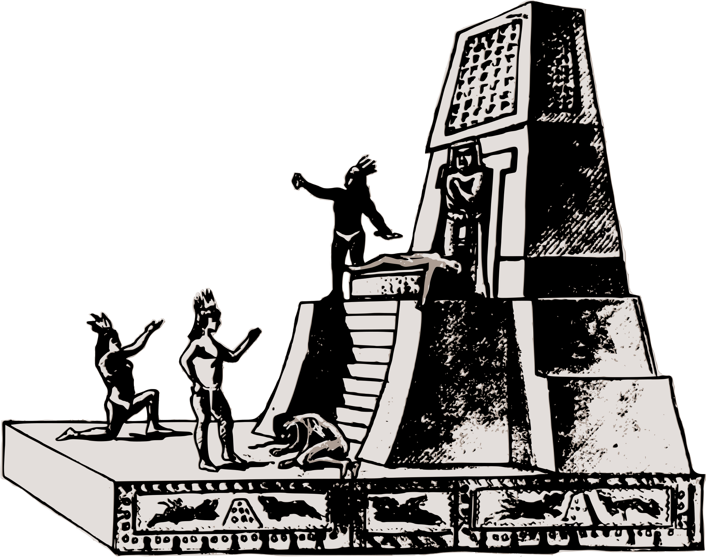 Aztec Clipart Transparent - Aztec Clip Art (2400x1894)