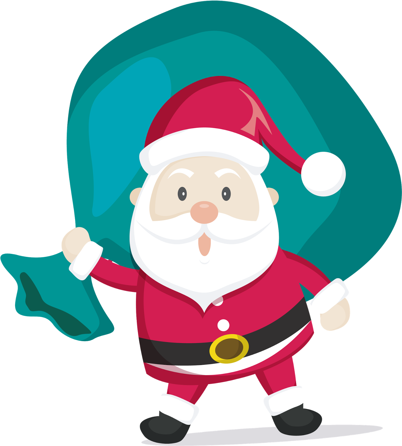 Fonte - Freepik - Papai Noell Png (1449x1600)