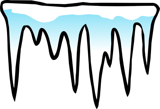 Icicles Clipart - Icicles Clipart (640x439)