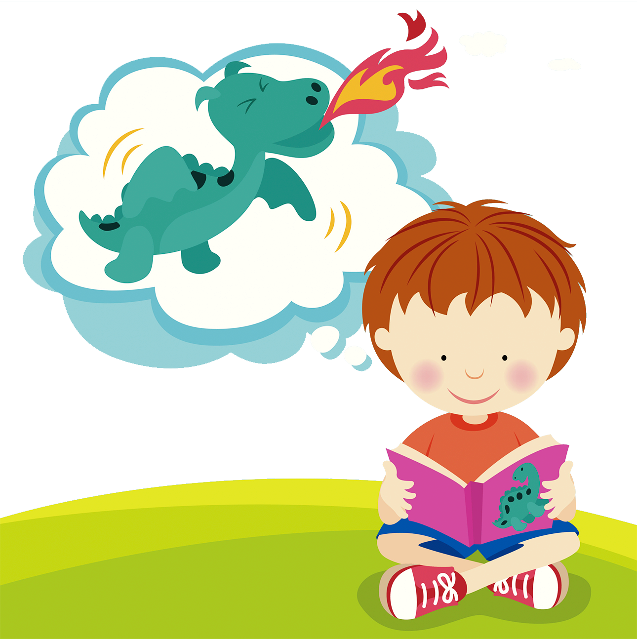 The Cat In The Hat Imagination Clip Art - Transparent Clipart Of Childs Imagination (1290x1294)