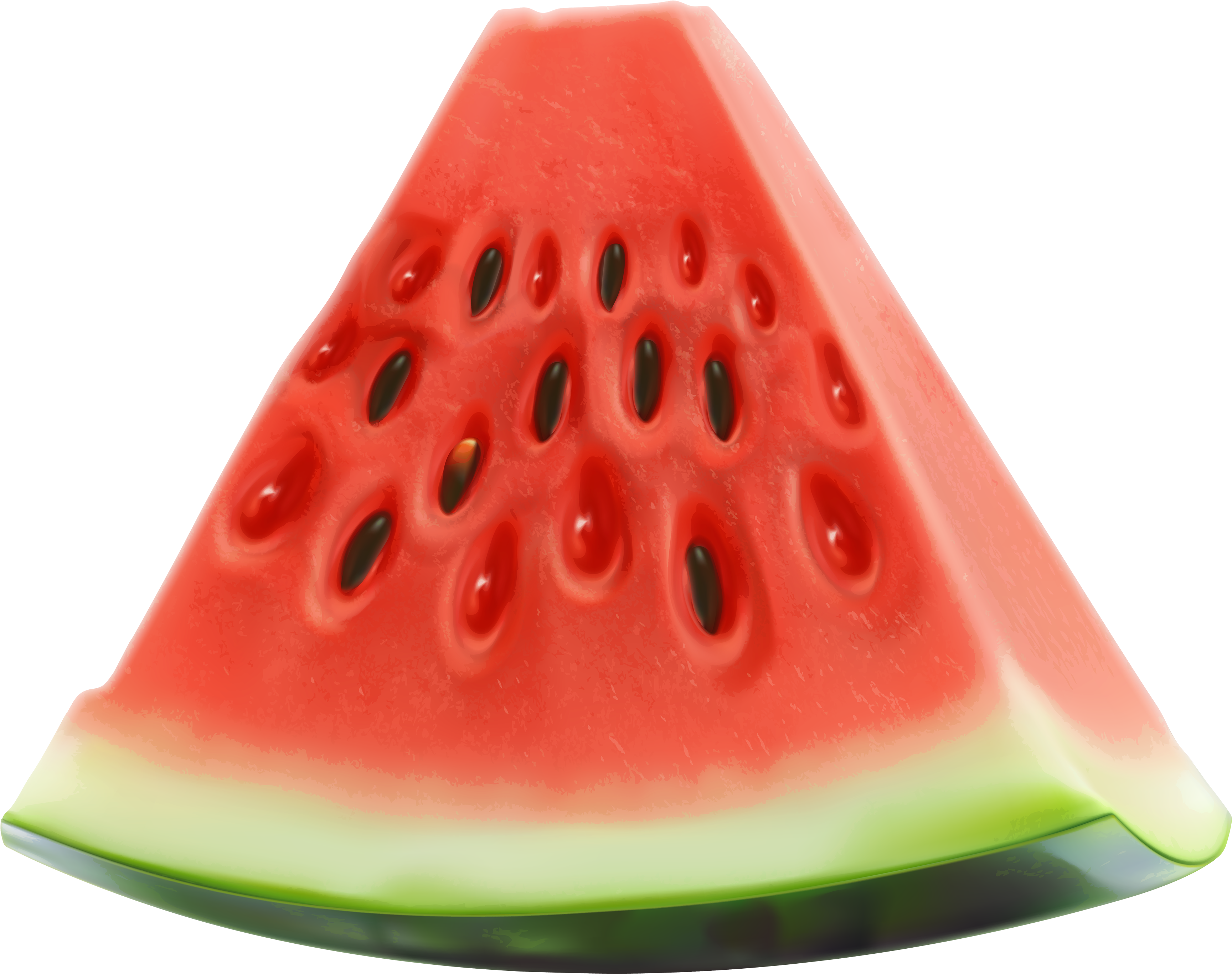 Piece Of Watermelon Png Clipart - Watermelon Clipart (3500x2773)