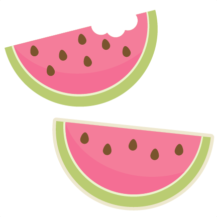 Watermelon Slices Svg Cutting File Watermelon Svg Cut - Watermelon Slice Clip Art (432x432)