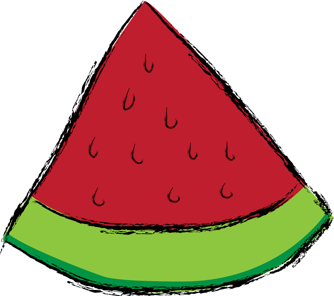 Watermelon Red Green Fruit Food Png Image - Watermelon Red Green Fruit Food Png Image (1280x1133)
