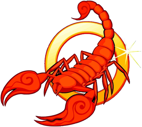 25 Scorpion Clip Art Free Public Domain Vectors - Zodiac Astrological Sign Scorpio Scorpion 10/23 (500x445)