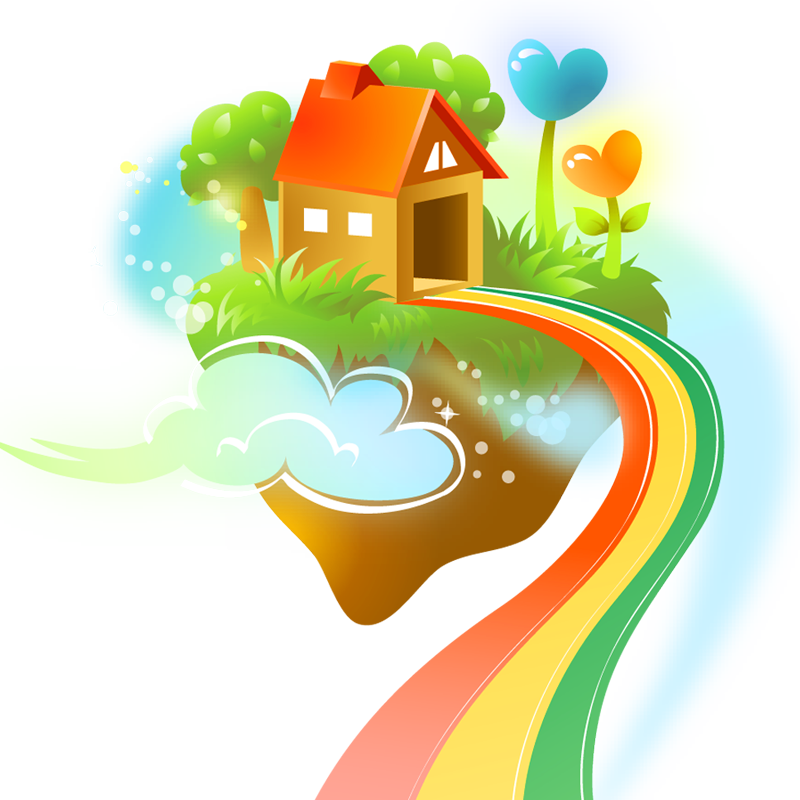 Child Cartoon Poster Fairy Tale - Playground Cartoon Background High Res (800x800)