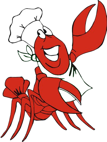 Crawfish Chef - Dibujos Mariscos Y Pescados (364x480)