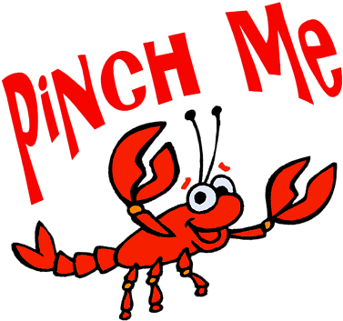 Pinch Me, Crawfish Cartoon On Party Invitations, Complete - Pinch Me Shot Glass (400x394)