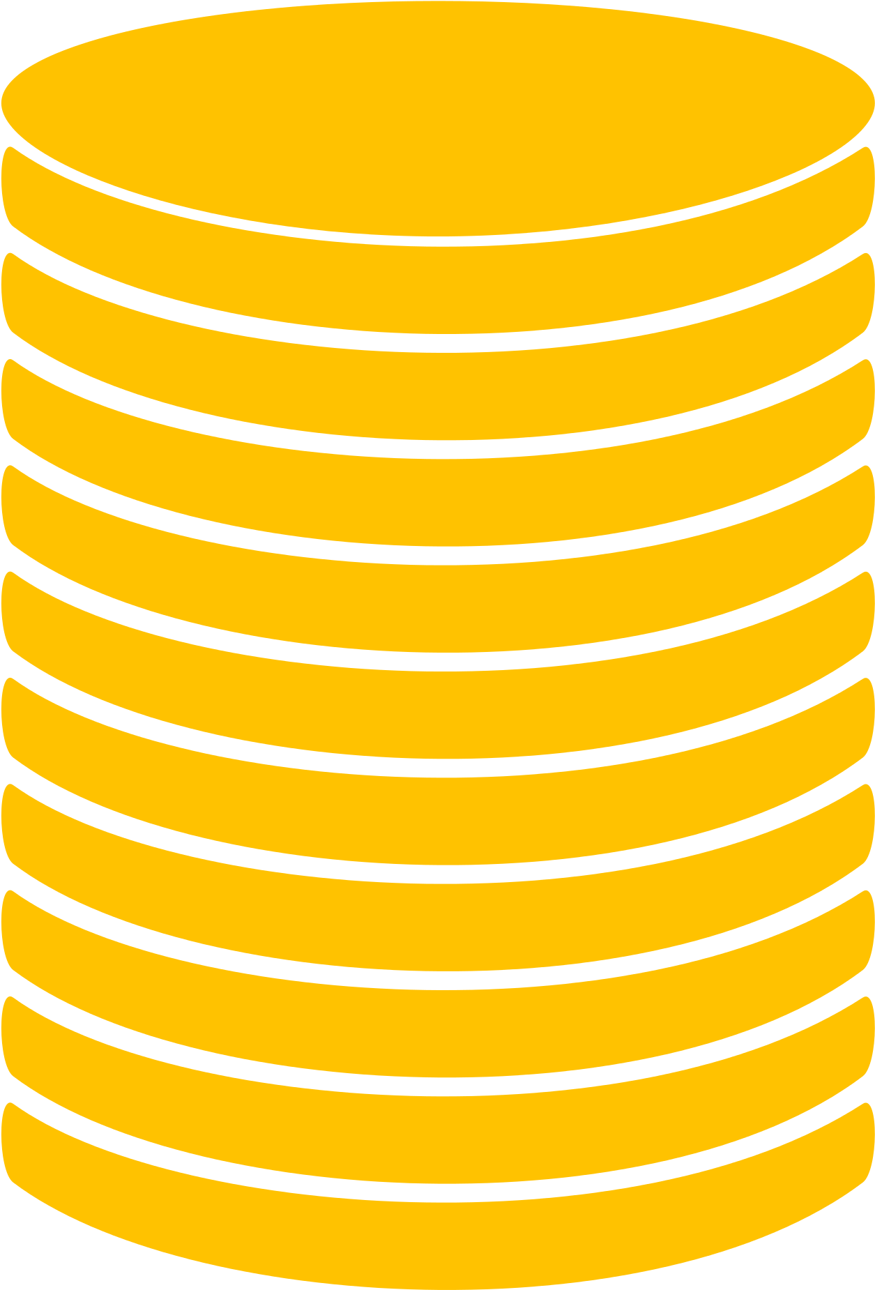 Coin Clipart Stack Coin - Coin Stack No Background (2000x2129)