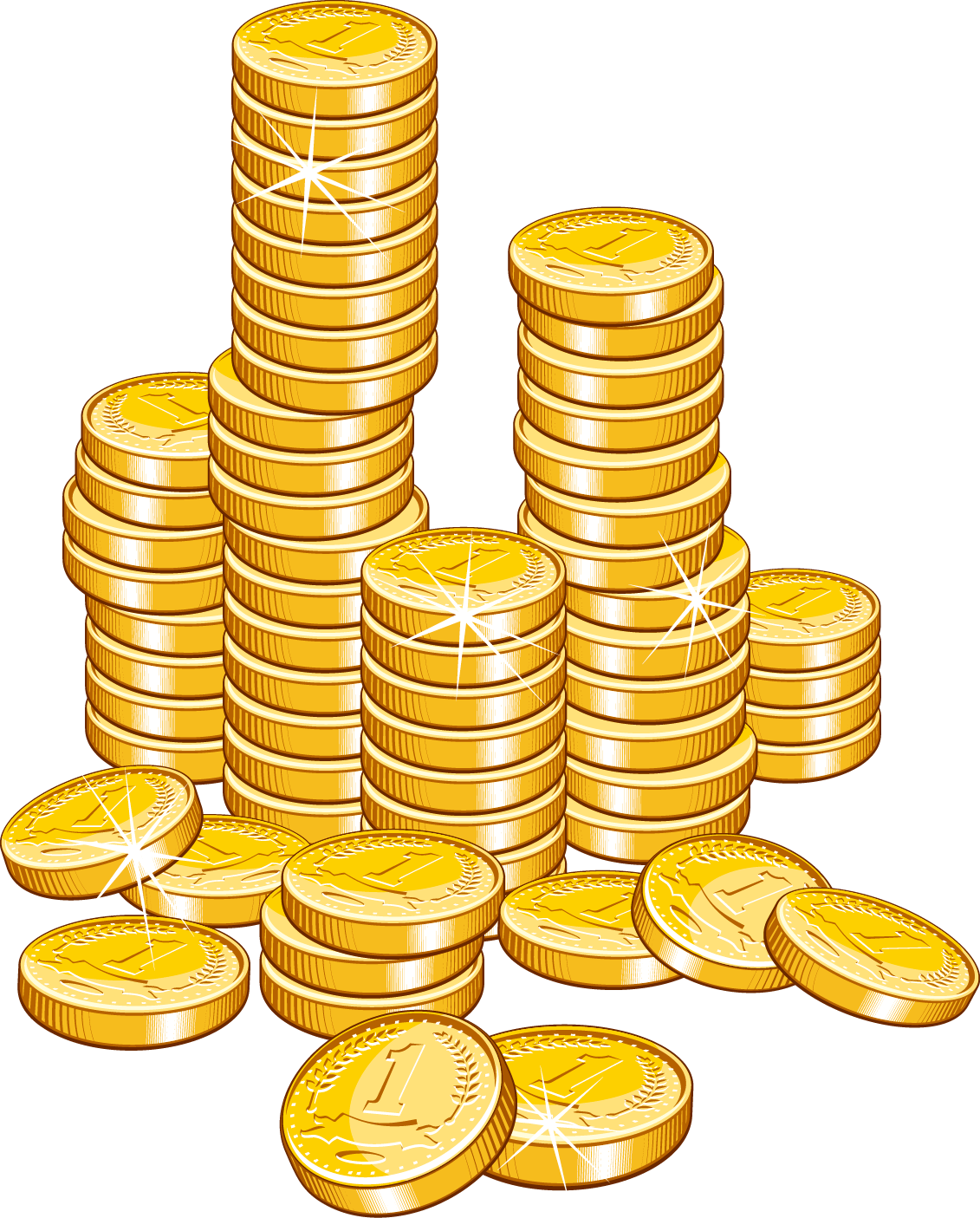 Gold Coin Free Content Clip Art - Gold Coins Clip Art (1131x1405)