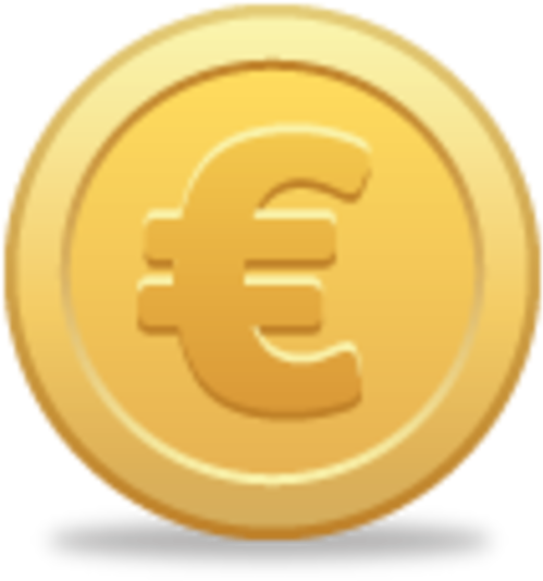 Euro Coin - Euro Coin Clipart (600x600)