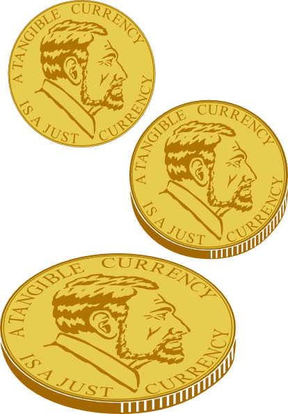 Gold Coins Clip Art At Clker - Gold Coin Clip Art (414x595)