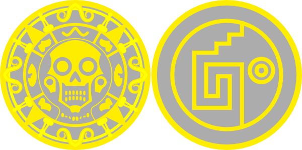 Aztec Gold Clip Art At Clker - Aztec Gold Symbol (600x299)