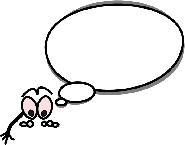 Speech Bubble With Person Pointing Down On Left - Speech Bubble Animated Gif (600x470)