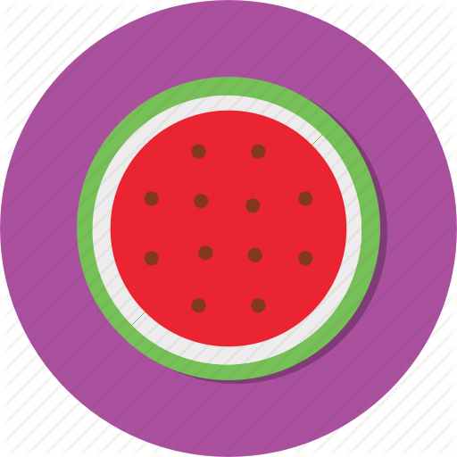 Watermelon Icon Png Images - Vector Graphics (512x512)