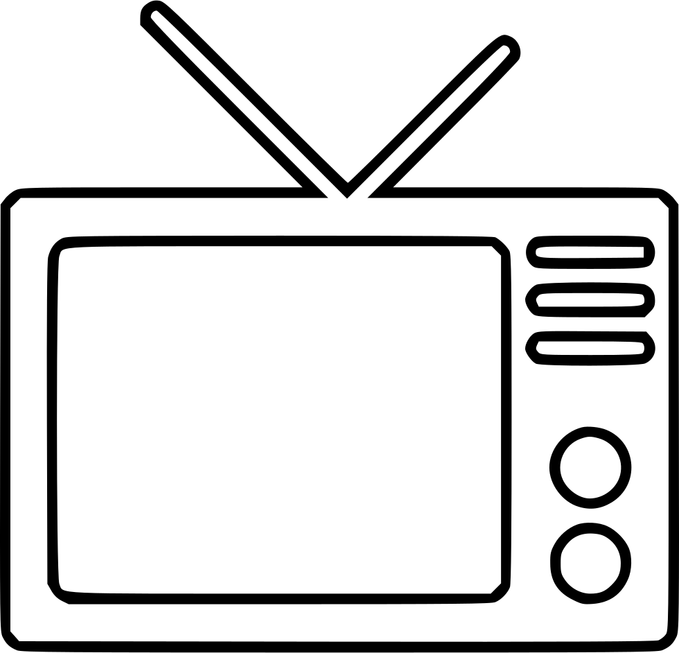 Television Svg Png Icon Free Download - Tv Line Icon Png (980x942)