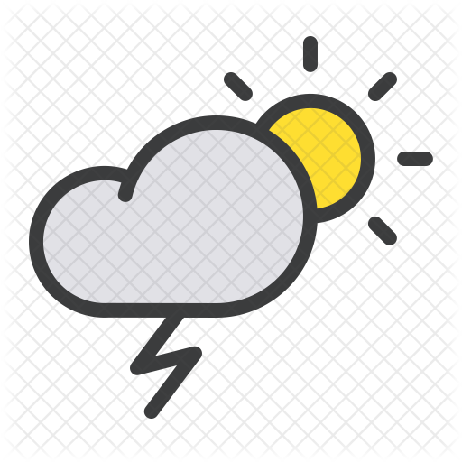 Thunder Icon - Rain (512x512)